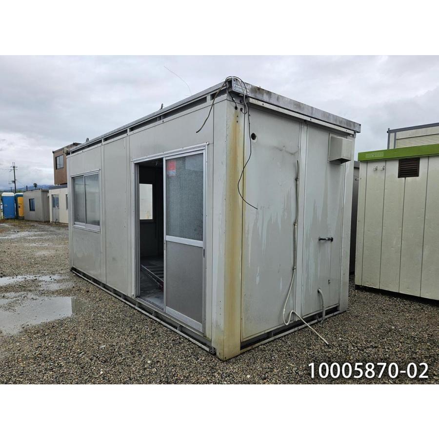 プレハブ小屋事務所と使用可 1.8m 1坪 ユニットハウス 中古 2.1畳 3.4平米 スーパーハウス 休憩所
