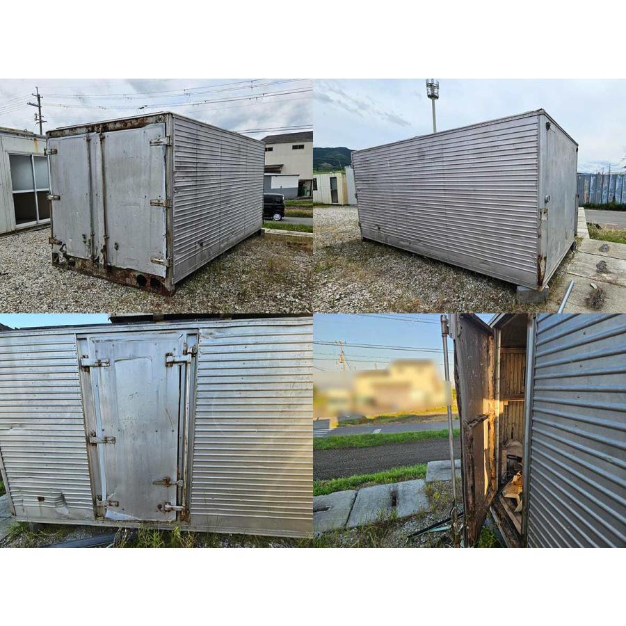 4.7m トラックコンテナ 中古 3.1坪 6.3畳 10.4平米 休憩所 簡易ハウス