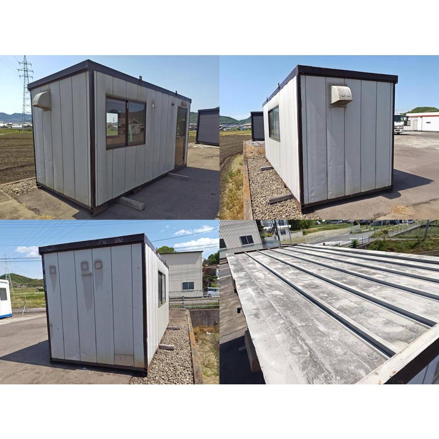 4.5m 2.8坪 ユニットハウス 中古 5.7畳 9.4平米 休憩所 簡易ハウス 