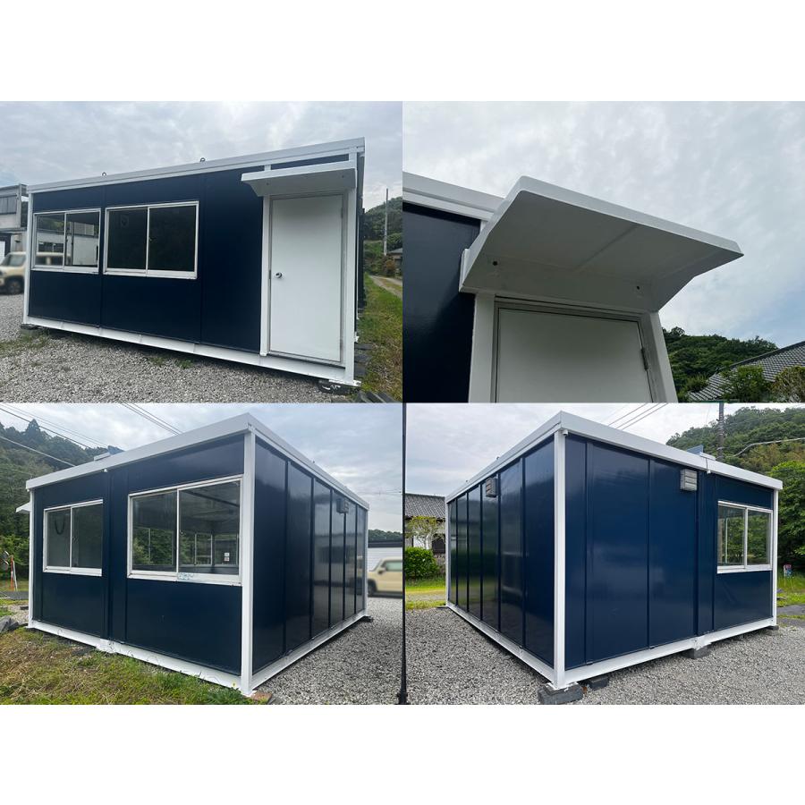 三協フロンテア 5.5m 7.5坪 2連棟 ユニットハウス 中古 14.9畳 24.6