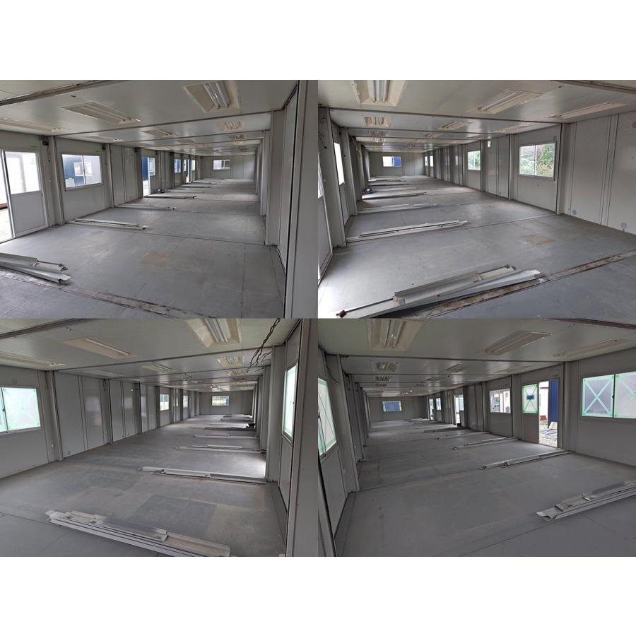 三協フロンテア 5.4m 39.2坪 10連棟 ユニットハウス 78.4畳 129.6平米