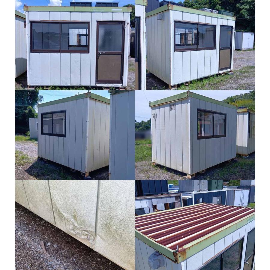 3m 2坪 ユニットハウス 中古 4畳 6.6平米 スーパーハウス 休憩所 簡易