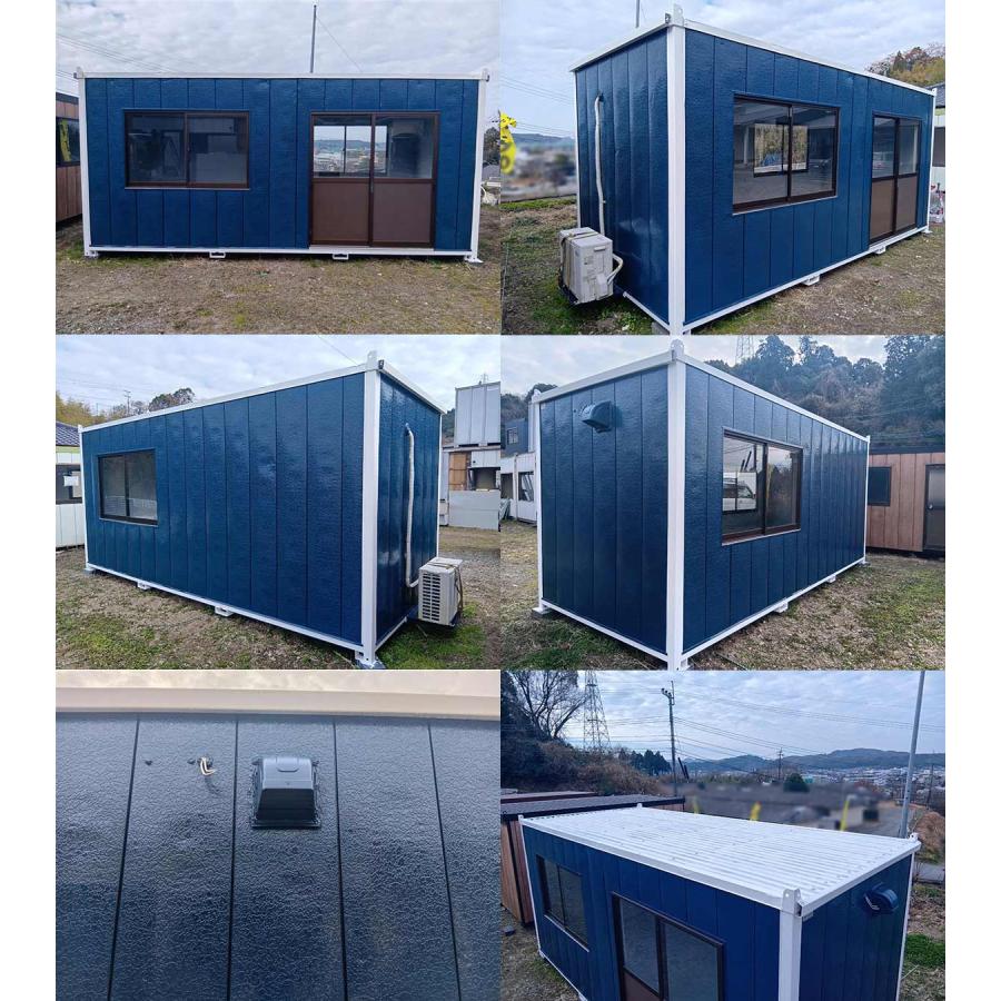 プレハブ、スーパーハウス、小屋 5.4m 3.8坪 ユニットハウス 中古 7.5畳 12.4平米 スーパーハウス 休憩