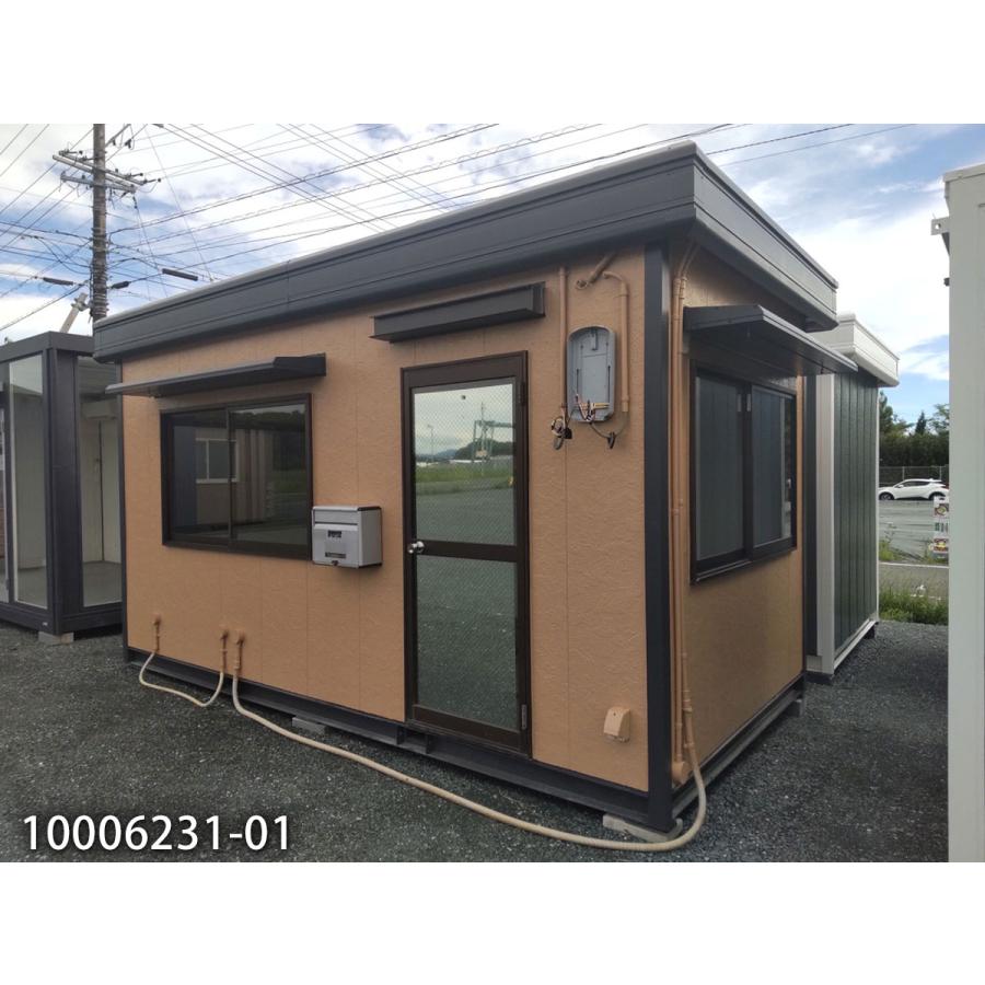 【取引中】プレハブ　倉庫　小屋 4.6m 3.2坪 ユニットハウス 中古 6.3畳 10.5平米 スーパーハウス 休憩