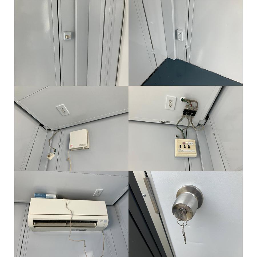 【在庫品】三協フロンテア製★単体2.9坪ハウス 三協フロンテア 4.1m 2.9坪 簡易基礎付きユニットハウス 中古 5.9畳
