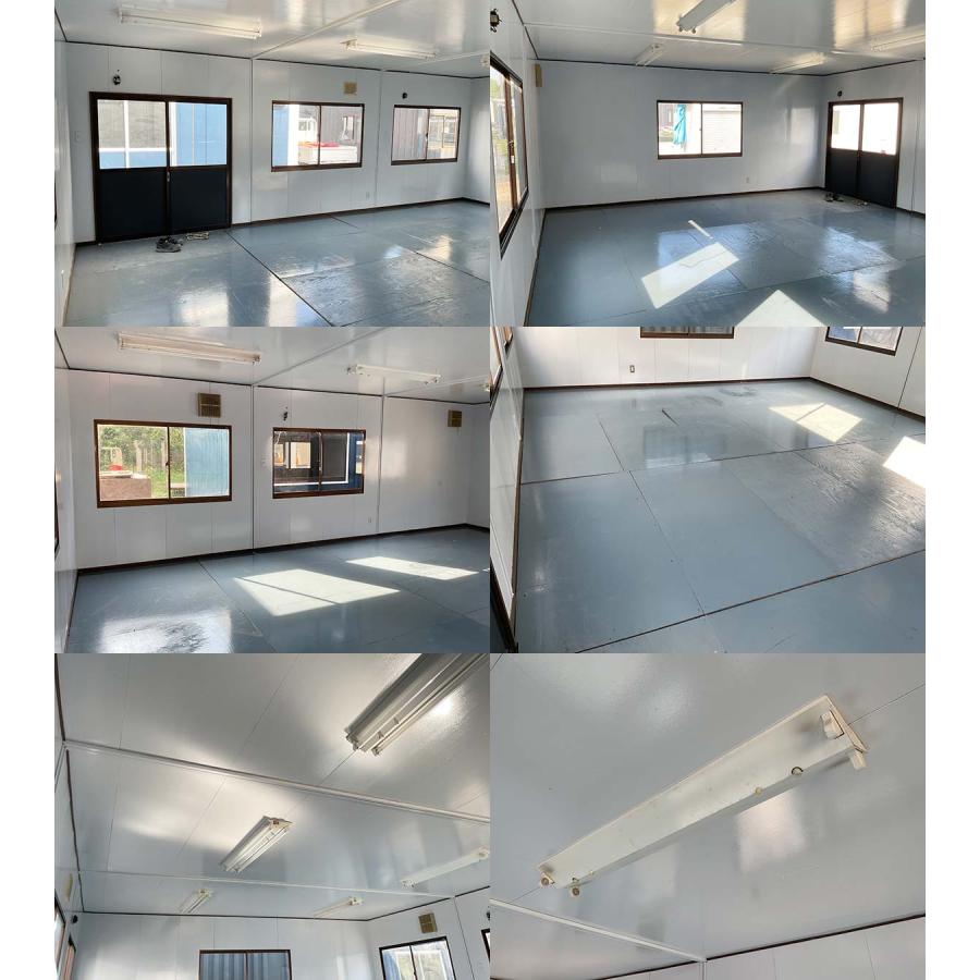 ナガワ 5.6m 11.9坪 3連棟 ユニットハウス 中古 23.7畳 39.2平米