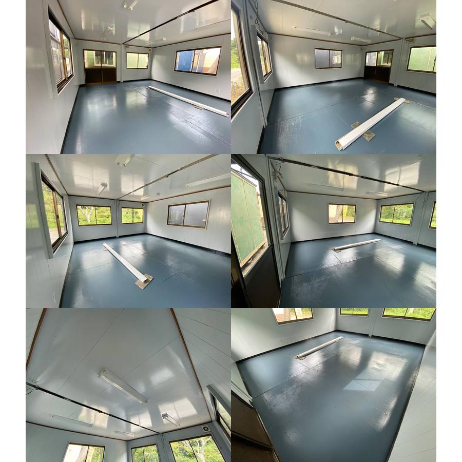 5.4m 7.7坪 2連棟 ユニットハウス 中古 15.4畳 25.4平米 コンテナ