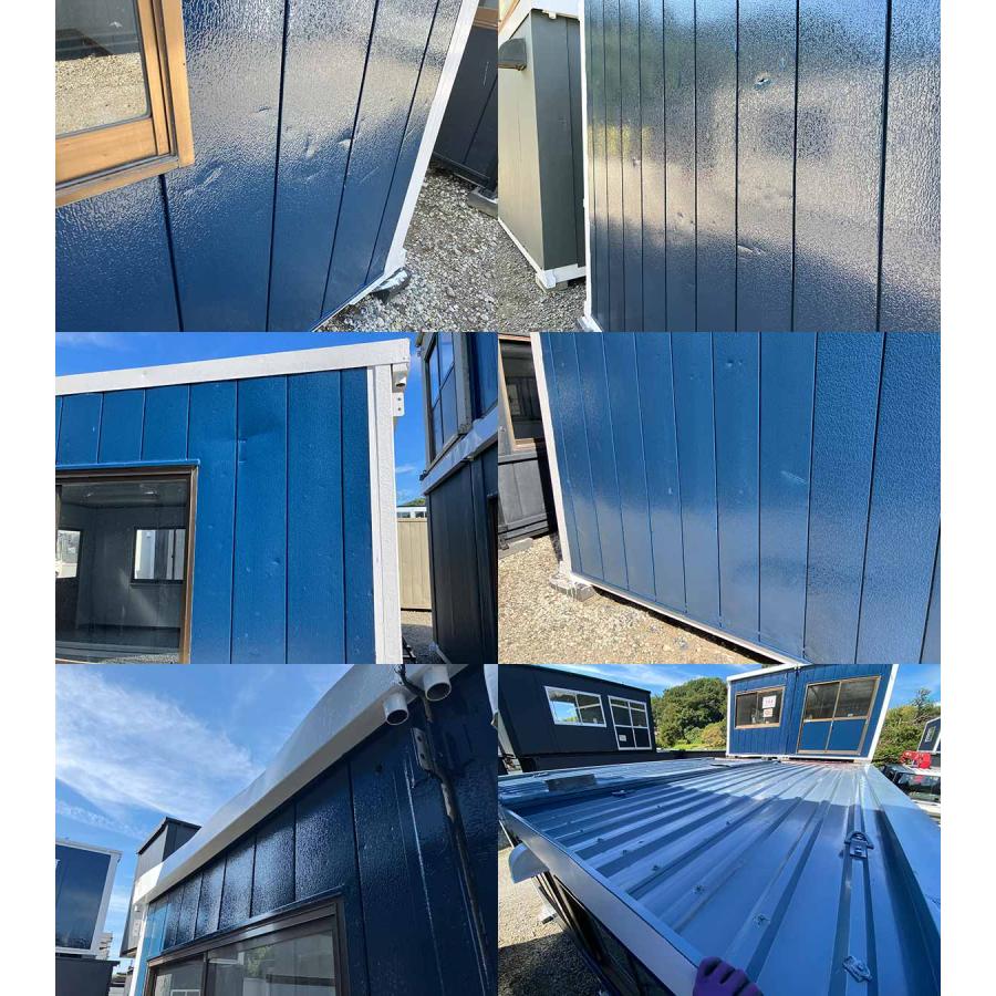 5.4m 7.7坪 2連棟 ユニットハウス 中古 15.4畳 25.4平米 コンテナ