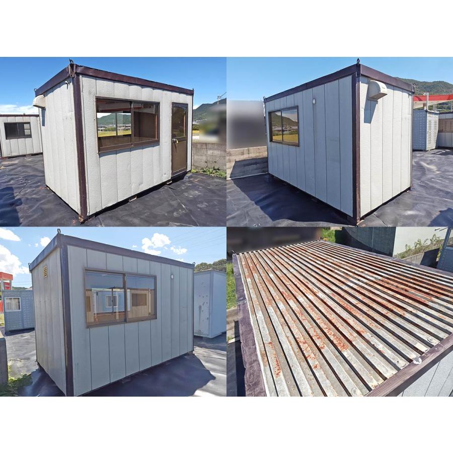 3.7m 2.2坪 ユニットハウス 中古 4.5畳 7.4平米 休憩所 簡易ハウス 