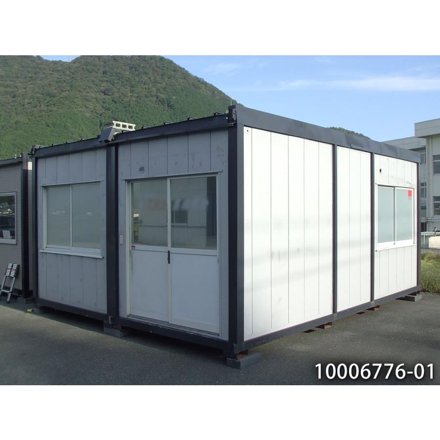 5.6m 7.7坪 2連棟 ユニットハウス 中古 15.4畳 25.4平米 休憩所 簡易