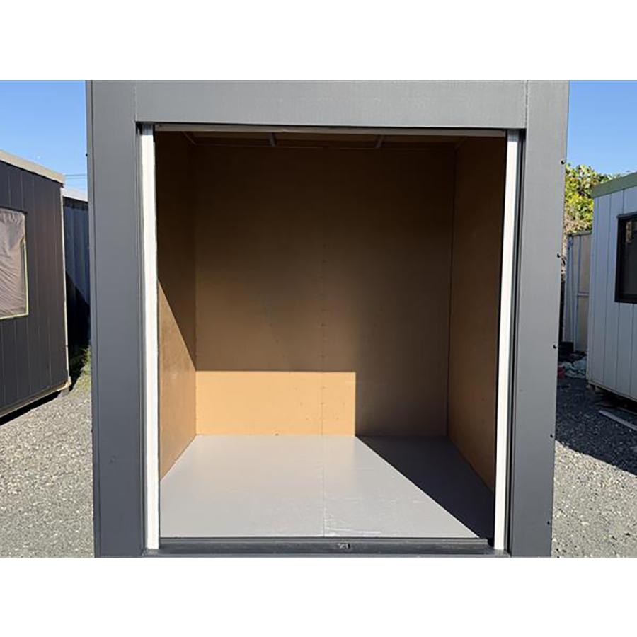 2.1m シャッター付き倉庫 中古 1.3坪 2.5畳 4.2平米 中古コンテナ
