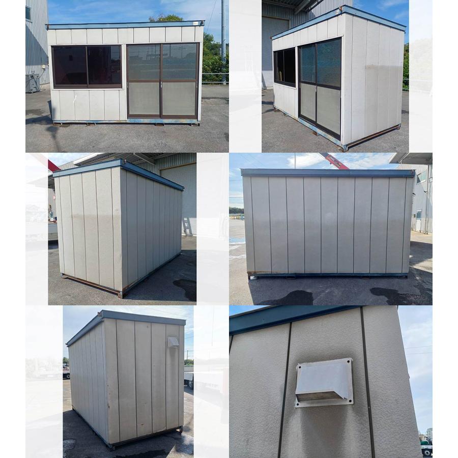 プレハブ小屋 3.6m 2坪 ユニットハウス 中古 4畳 6.6平米 スーパーハウス 休憩所