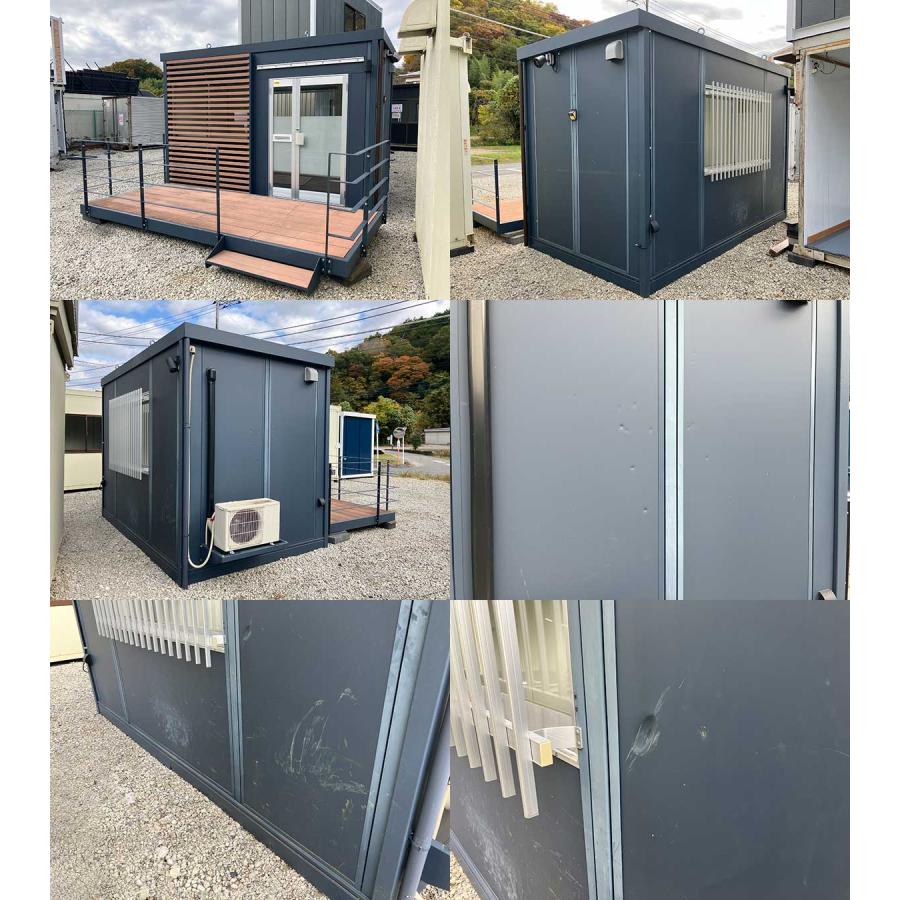 三協フロンテア デッキ付き 3.9m 2.6坪 ユニットハウス 中古 5.2畳 