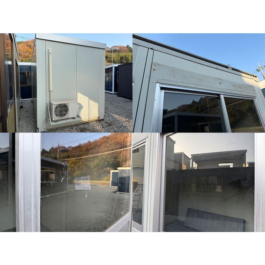 三協フロンテア 4.1m 2.9坪 簡易基礎付きユニットハウス 中古 5.9畳