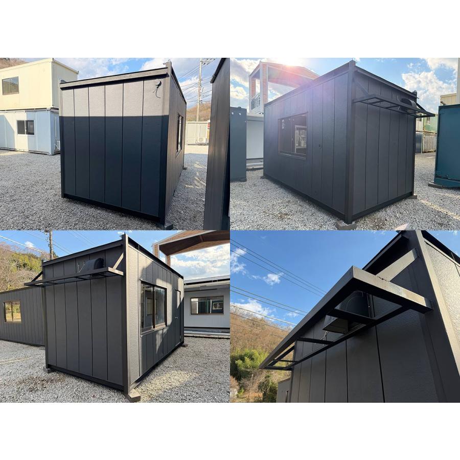 【中古】小屋&キャンピング&ハナレ部屋etc　 ナガワ 4.6m 3.2坪 ユニットハウス 中古 6.3畳 10.5平米 中古プレハブ
