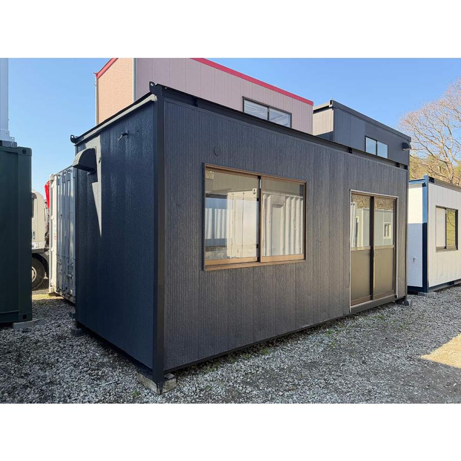 ユニットハウス　スーパーハウス　個室に 3.7m 2.2坪 ユニットハウス 中古 4.5畳 7.4平米 スーパーハウス 休憩所