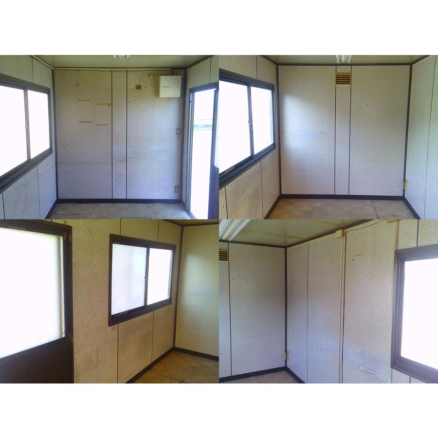 売却済☆プレハブ　幅4540　奥行2290　高さ2400　事務所・部屋・倉庫　ユニット 4m 5.5坪 組立式ユニットハウス 中古 11畳 18.2平米 中古プレハブ