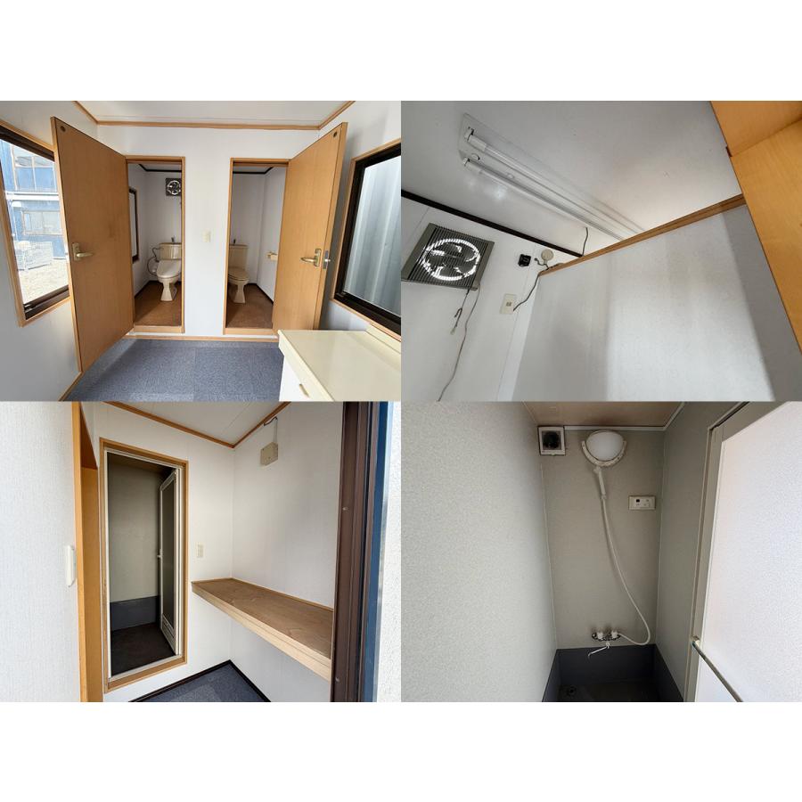 ナガワ トイレハウス シャワー付 5.5m 3.8坪 7.6畳 12.5平米 ユニット