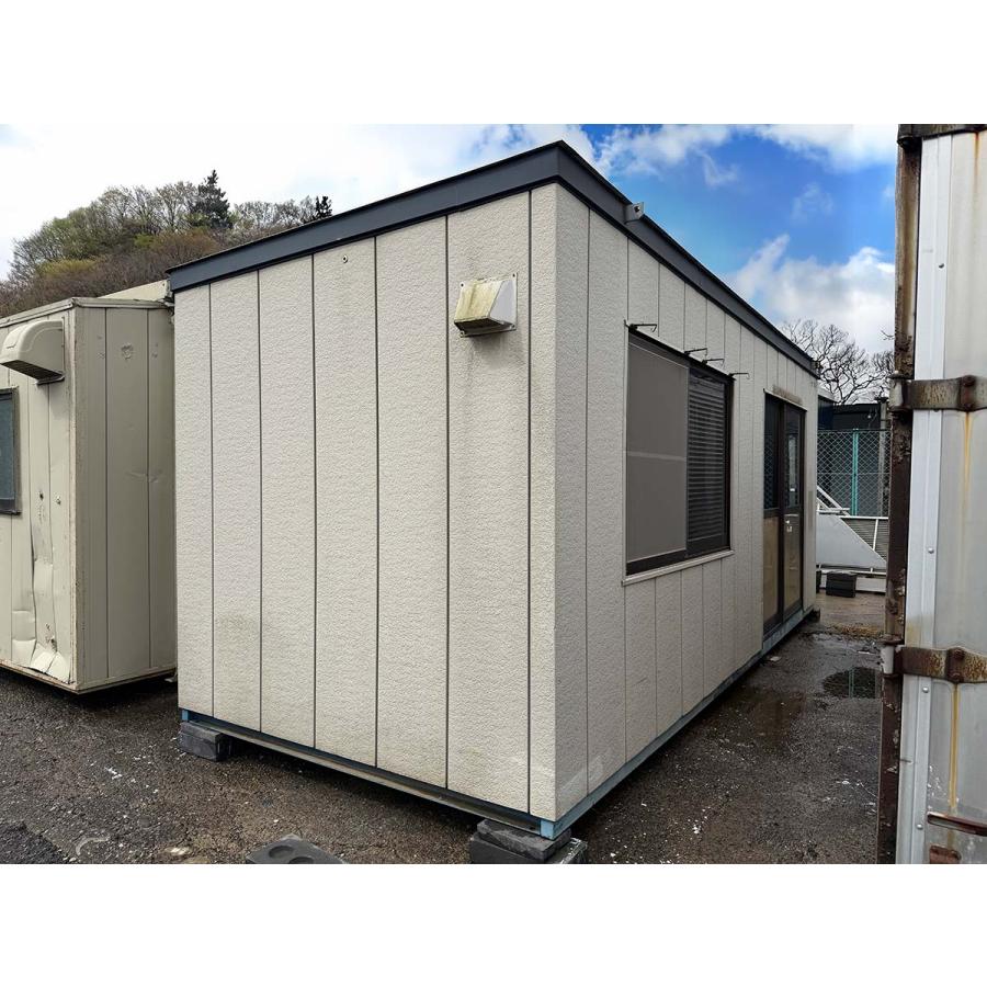ナガワ　スーパーハウス　伸縮ハウス　プレハブ　5.4×4.5 ナガワ 5.4m 4.3坪 ユニットハウス ワイド 中古 8.5畳 14.1平米