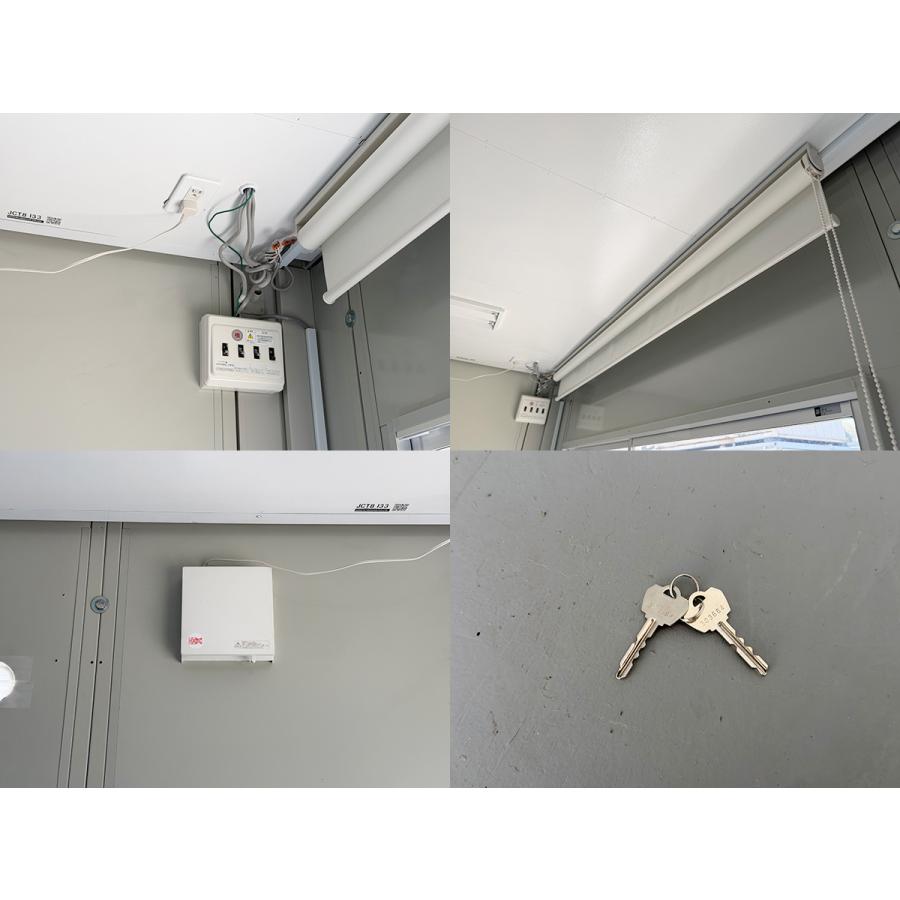 【在庫品】三協フロンテア製★単体2.3坪ハウス 三協フロンテア 3.2m 2.3坪 ユニットハウス 中古 4.5畳 7.4平米