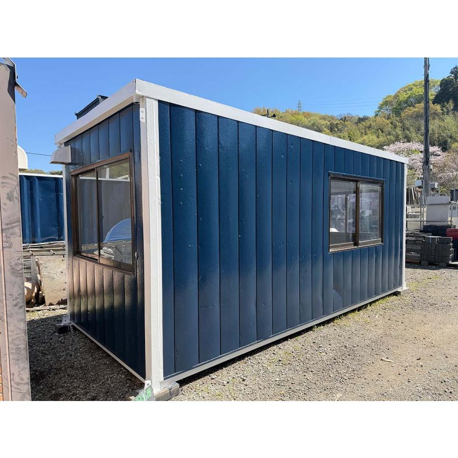 事務所用コンテナ①【交渉中】 5.4m 3.8坪 ユニットハウス 中古 7.7畳 12.7平米 スーパーハウス 休憩