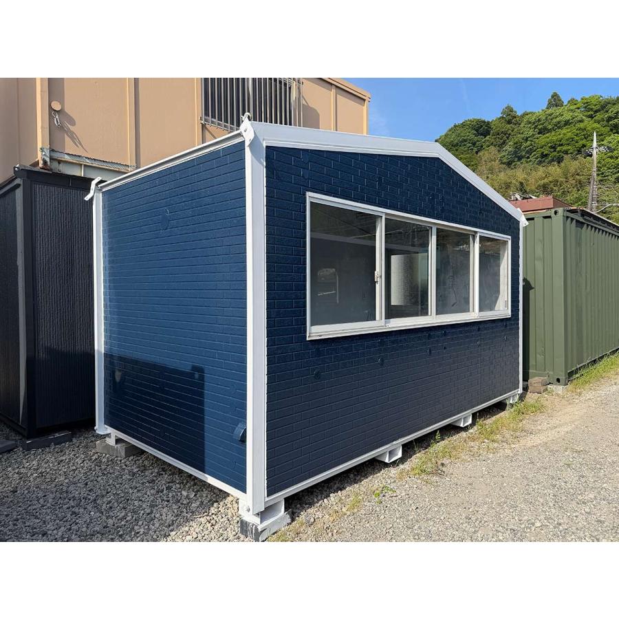 4.4m 3.1坪 三角屋根ユニットハウス 中古 6.2畳 10.2平米 店舗向け