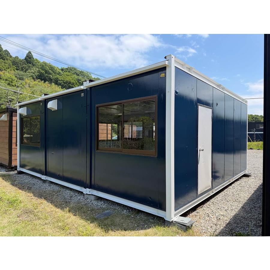 5.6m 11.9坪 3連棟 ユニットハウス 中古 23.7畳 39.2平米 大型 広め