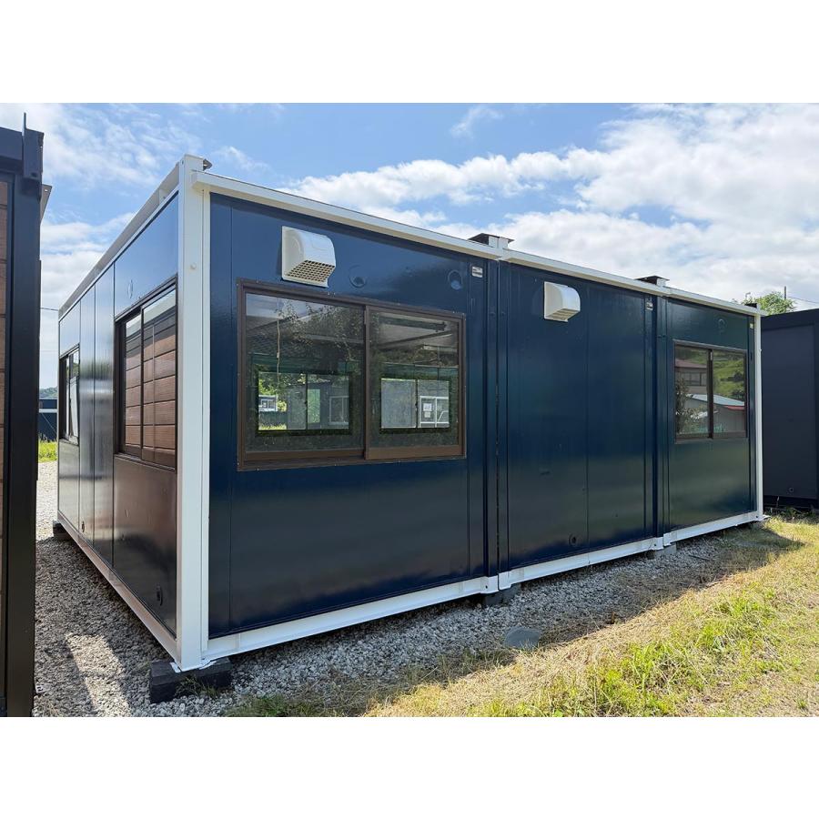 ユニットハウス 5.6m 11.9坪 3連棟 ユニットハウス 中古 23.7畳 39.2平米 大型 広め