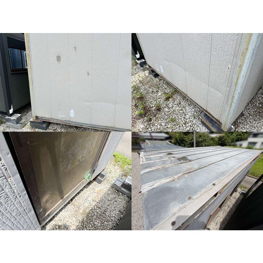 4.4m 3坪 ユニットハウス 中古 6.1畳 10平米 雨漏れあり 現状品 倉庫 