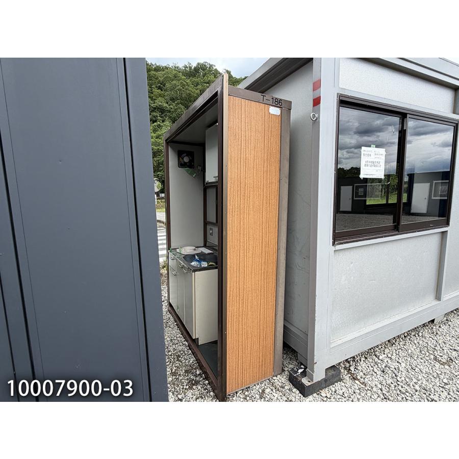 1.8m キッチンカプセル 中古 0.3坪 0.7畳 1.1平米 ミニキッチン 簡易 