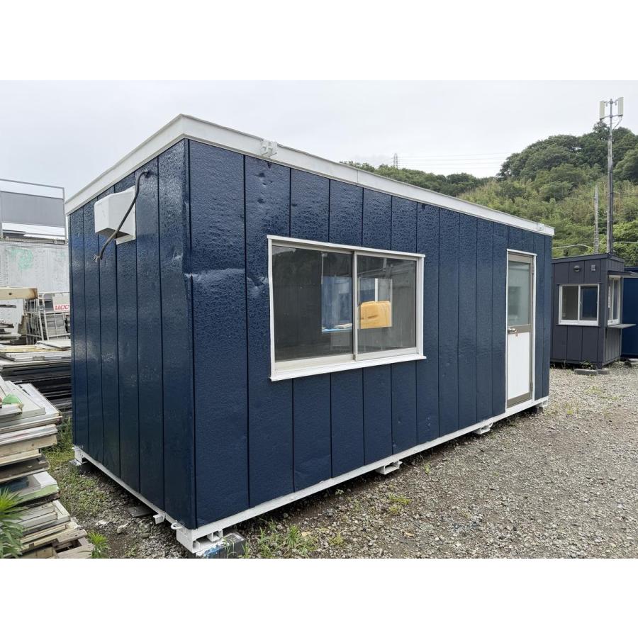 ナガワ 5.4m 3.8坪ユニットハウス 中古 7.5畳 12.4平米 趣味部屋 作業