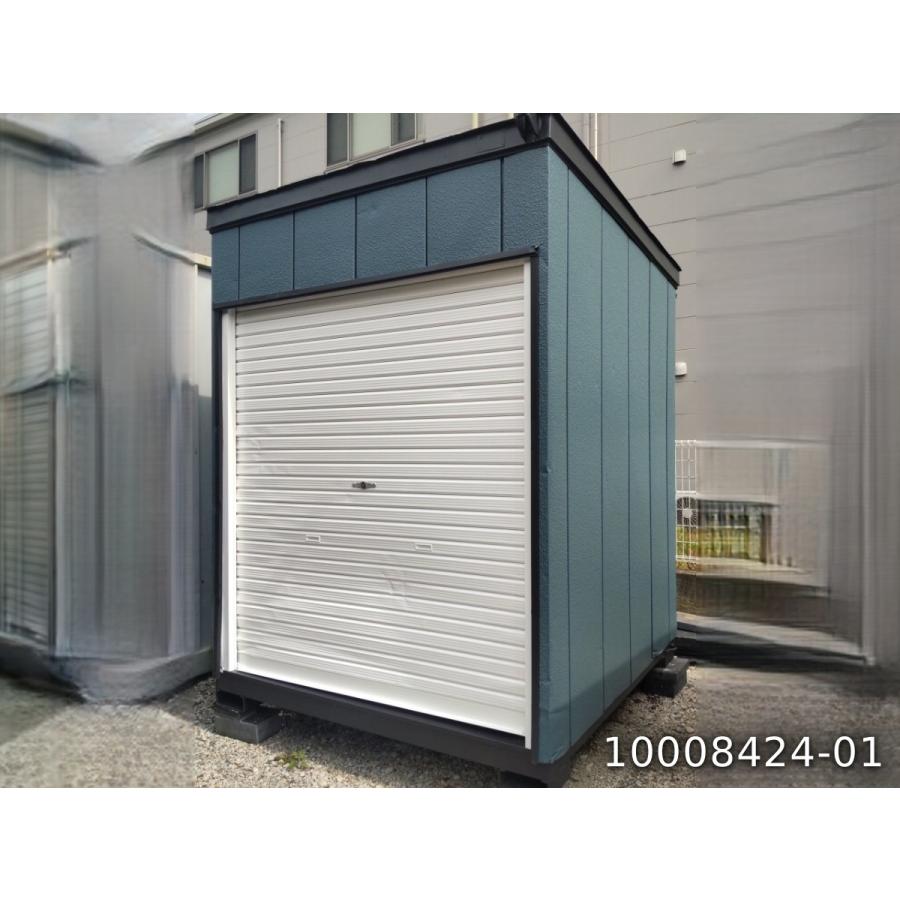 1.8m 1坪 シャッター付きユニットハウス 中古 2畳 事務所 店舗 休憩所 