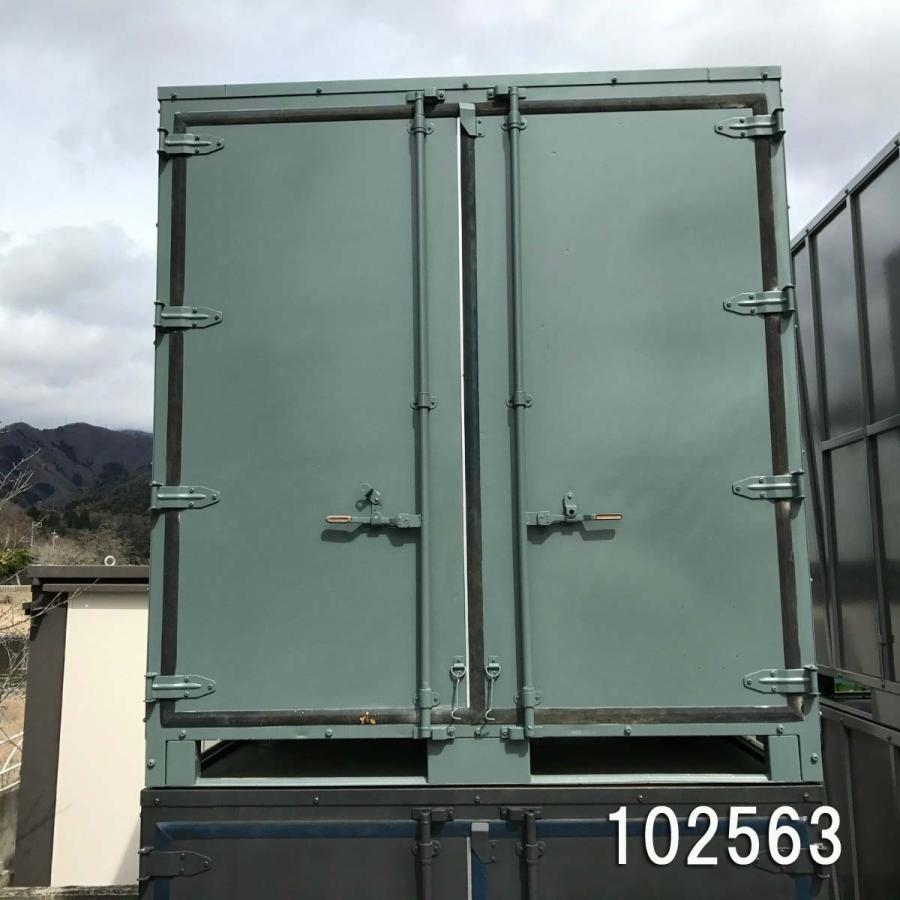 102563 中古 格安リニューアル販売 2mサイコロコンテナ 換気口付き