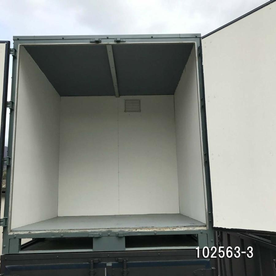 102563 中古 格安リニューアル販売 2mサイコロコンテナ 換気口付き