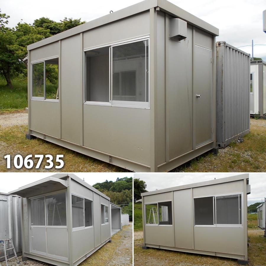 中古 格安現状販売 4 6m ユニットハウス コンテナ プレハブ 倉庫 物置 小屋 Diy バイクガレージ サイクルガレージ 工房 ビッグ10 ヤフーショップ 通販 Yahoo ショッピング