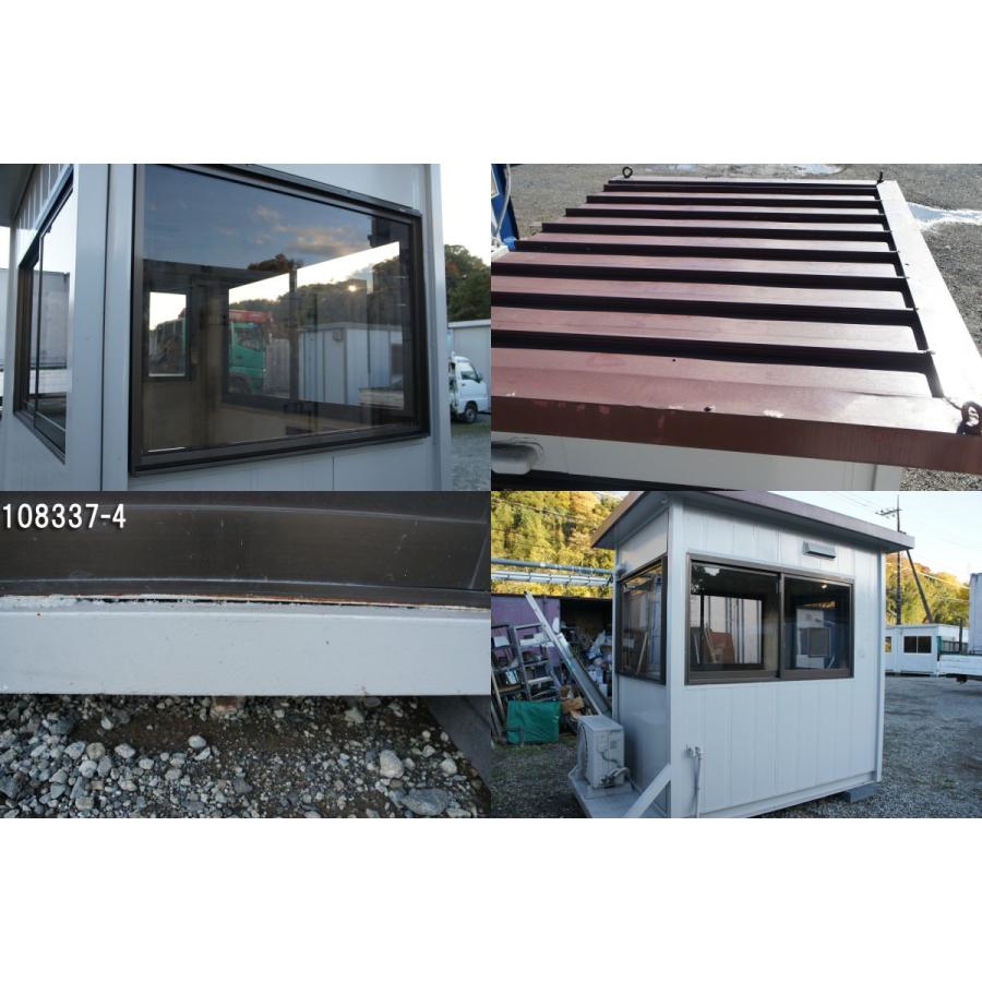 108337 中古 格安現状販売 2.3m 1坪ユニットハウス コンテナ プレハブ 