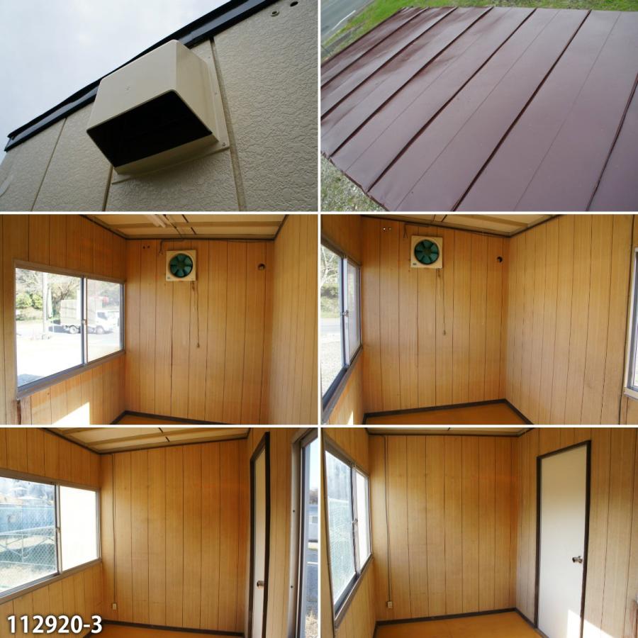 1都8県（東京・千葉・埼玉・神奈川・茨城・栃木・群馬・山梨・静岡）送料無料対象品！ 中古ユニットハウス 2坪 3.6m 4帖 6.6平米 ...