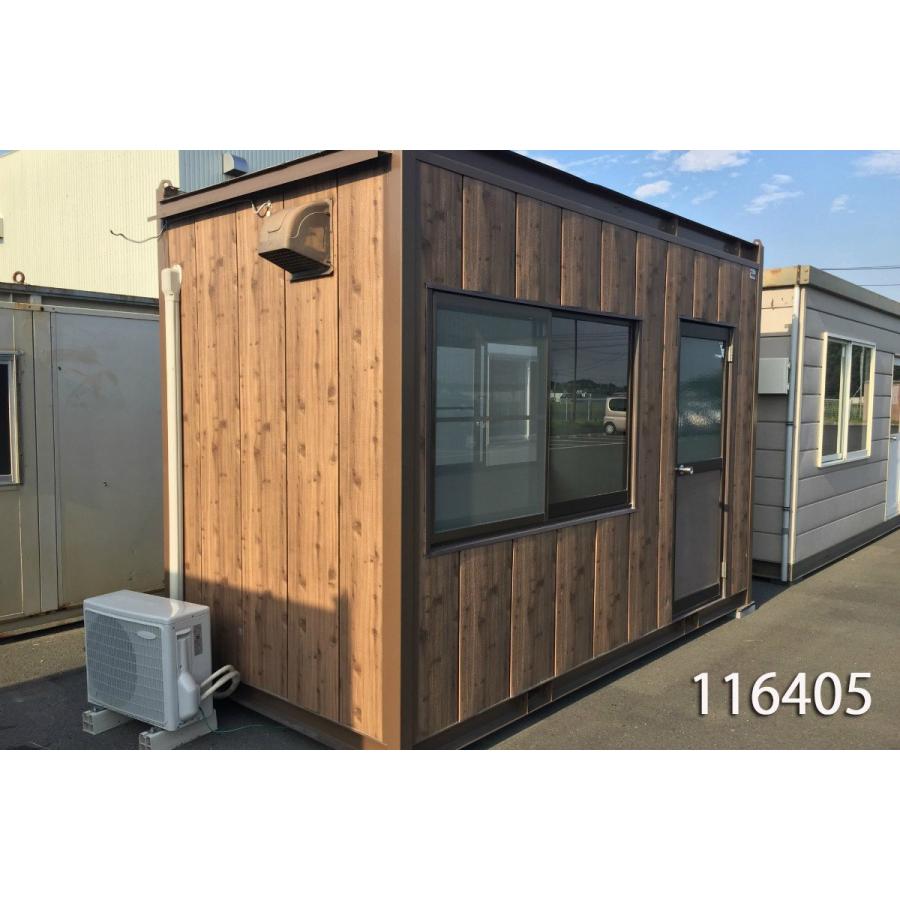 中古ユニットハウス 中古プレハブ 中古コンテナ 3.6m 2.0坪 4.1帖 6.7平米 スーパーハウス バイクガレージ 事務所 倉庫 物置 ...