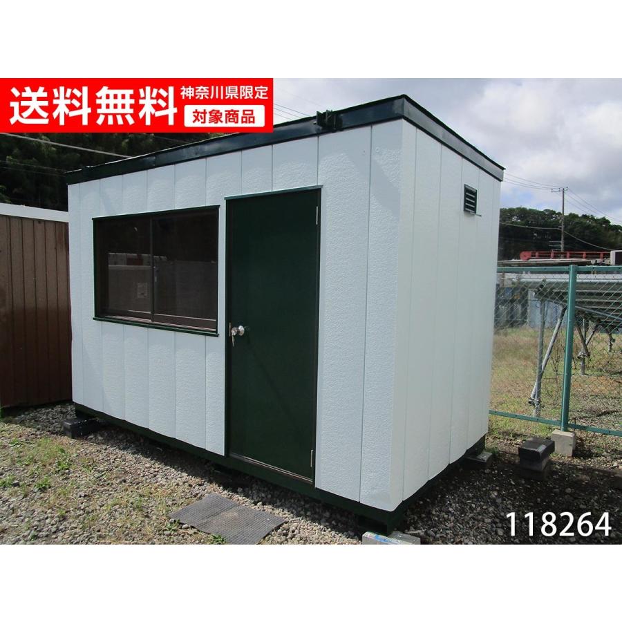 在庫一掃 3 6mユニットハウス 2坪 4帖 6 7平米 プレハブ コンテナ スーパーハウス バイクガレージ 事務所 倉庫 物置 店舗 仮設 車屋 現状販売特別価格 毎回完売