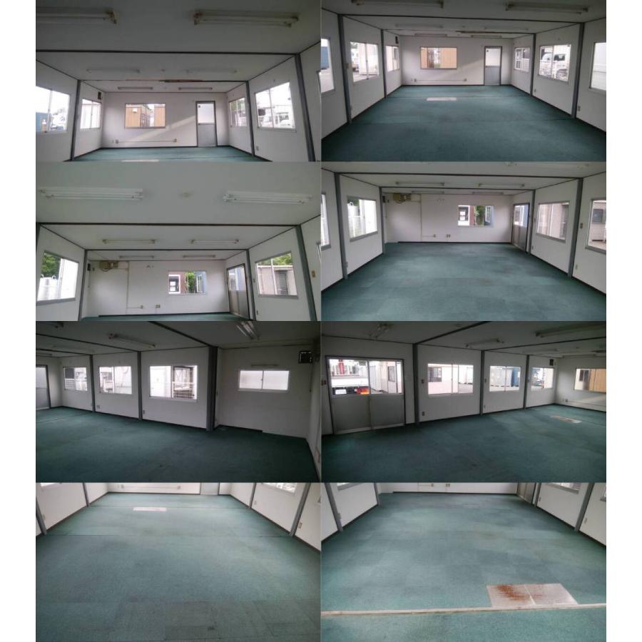 中古ユニットハウス 中古プレハブ 中古コンテナ 5.4m 4連棟 15.7坪