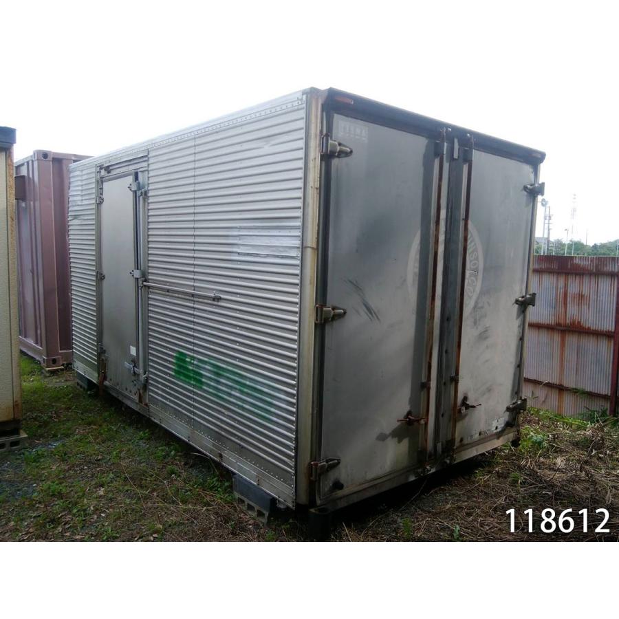 中古トラックコンテナ 4 3m 2 9坪 5 7帖 9 4平米 プレハブ バイクガレージ 事務所 倉庫 物置 店舗 仮設 車屋 118612 118612 ビッグ10 ヤフーショップ 通販 Yahoo ショッピング