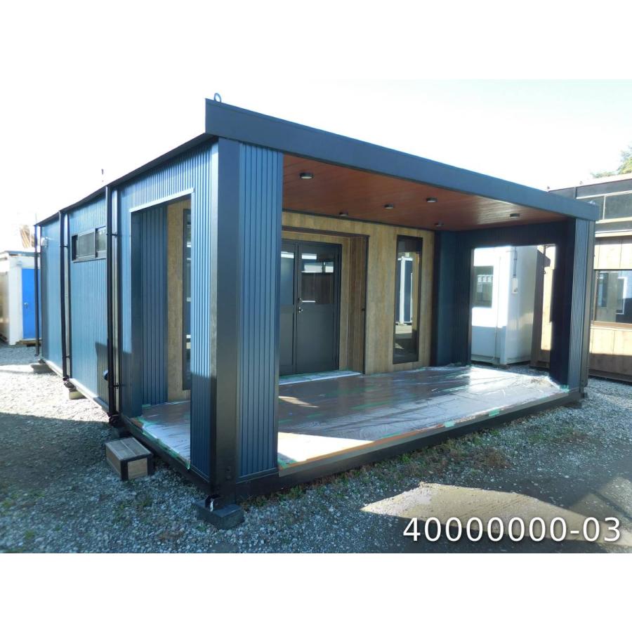 5.7m 2連棟 トイレ・キッチン・デッキ付 中古ユニットハウス 5.7m 2連棟 トイレ・キッチン・デッキ付 中古ユニットハウス