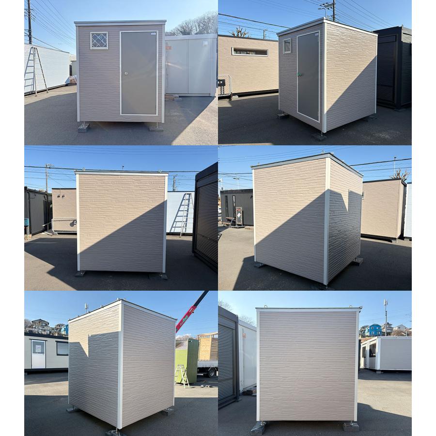 トイレハウス 水洗 洋式 洗面台付 新品 屋外トイレユニット 2m 1坪 2畳 