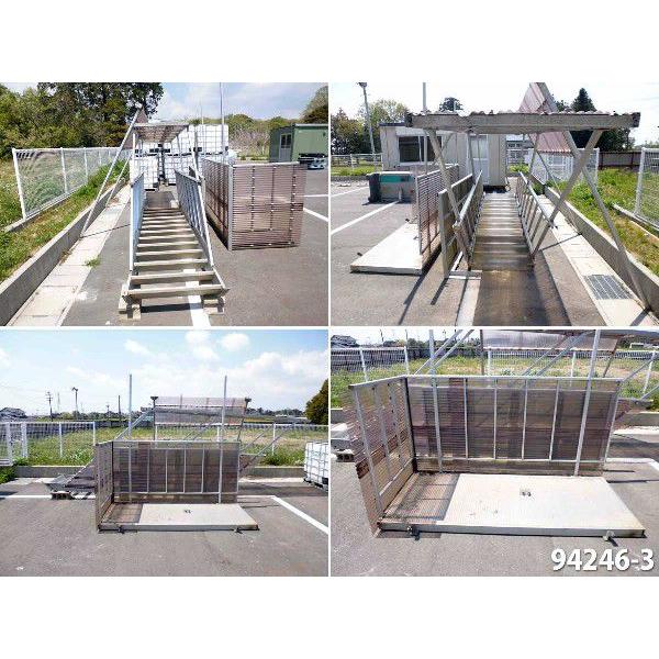 94246 ユニットハウス用アルミ製外階段 : ビッグ10 ヤフーショップ