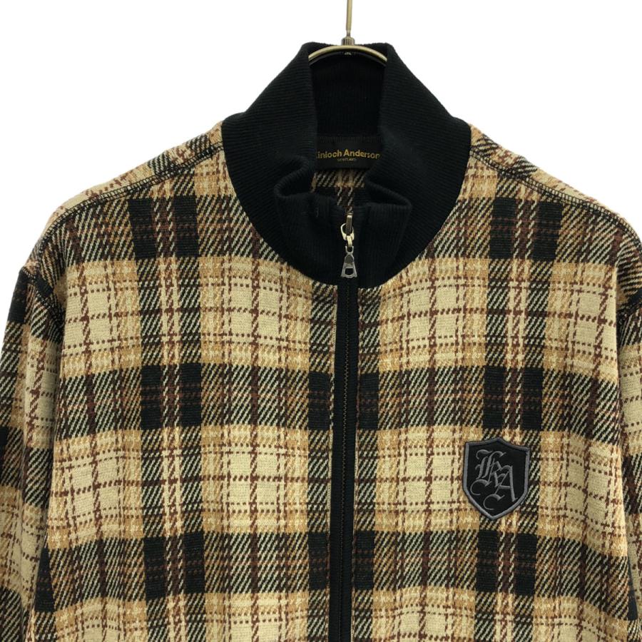 Kinloch Anderson キンロックアンダーソン チェック柄 ワッペン ノー