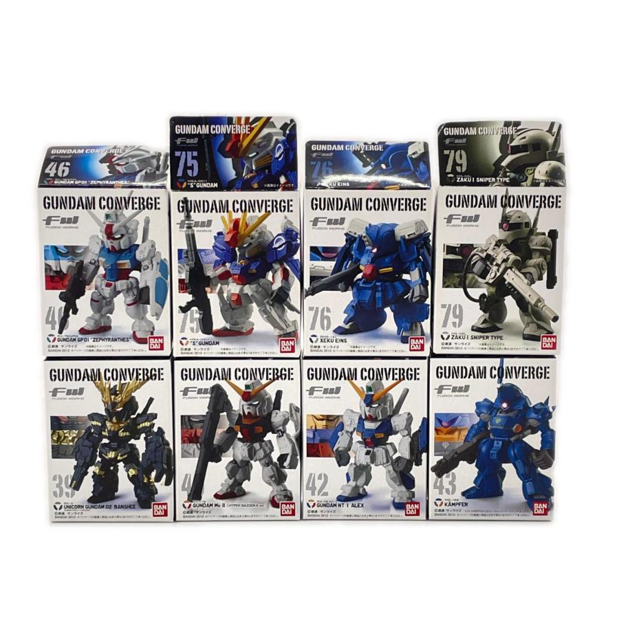 e*n様 ガンダムコンバージ　まとめ売り 未使用 BANDAI 8点まとめ売り ガンダムFW GUNDAM CONVERGE フィギュア