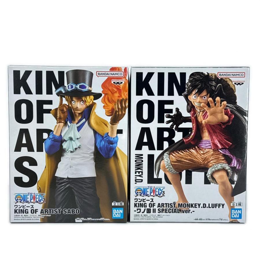 未使用 BANPRESTO 2点まとめ売り KING OF ARTIST ワンピース モンキー 