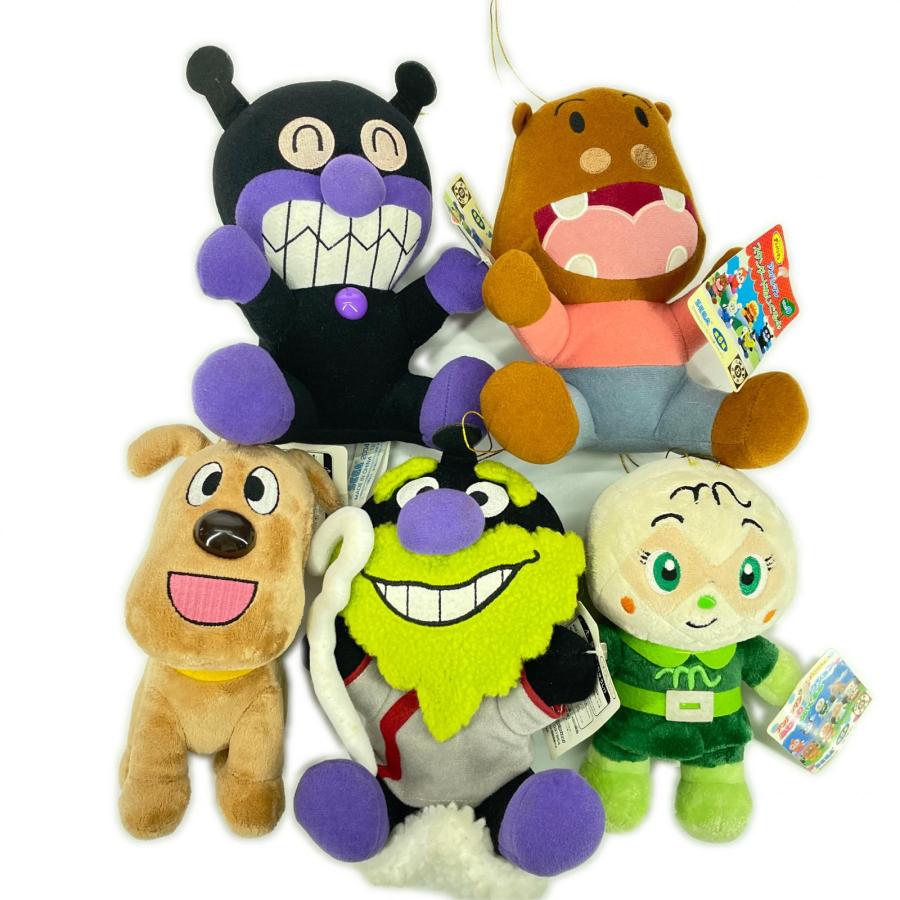 SEGATOYS 5点まとめ売り アンパンマン ぬいぐるみ タグ付き : BIG2nd