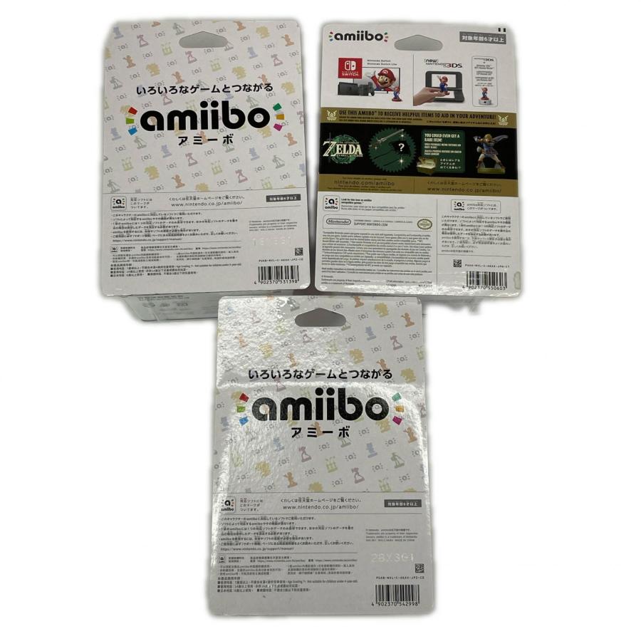 未使用 Nintendo amiibo ゼルダの伝説 フィギュア 3点まとめ売り