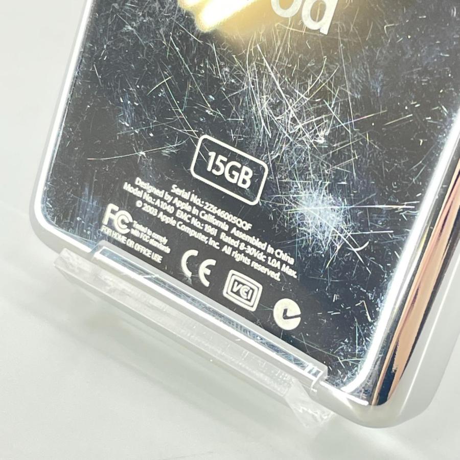 Apple Pod 第一世代 ホワイト ジャンク品 Apple ジャンク アップル 第3世代 iPod A1040 ホワイト touch wheel